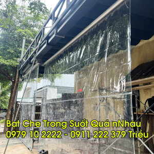 Cung Cấp Bạt Nilon Nhựa Trong Suốt Che Trước Quán Nhậu tại Phú Quốc,