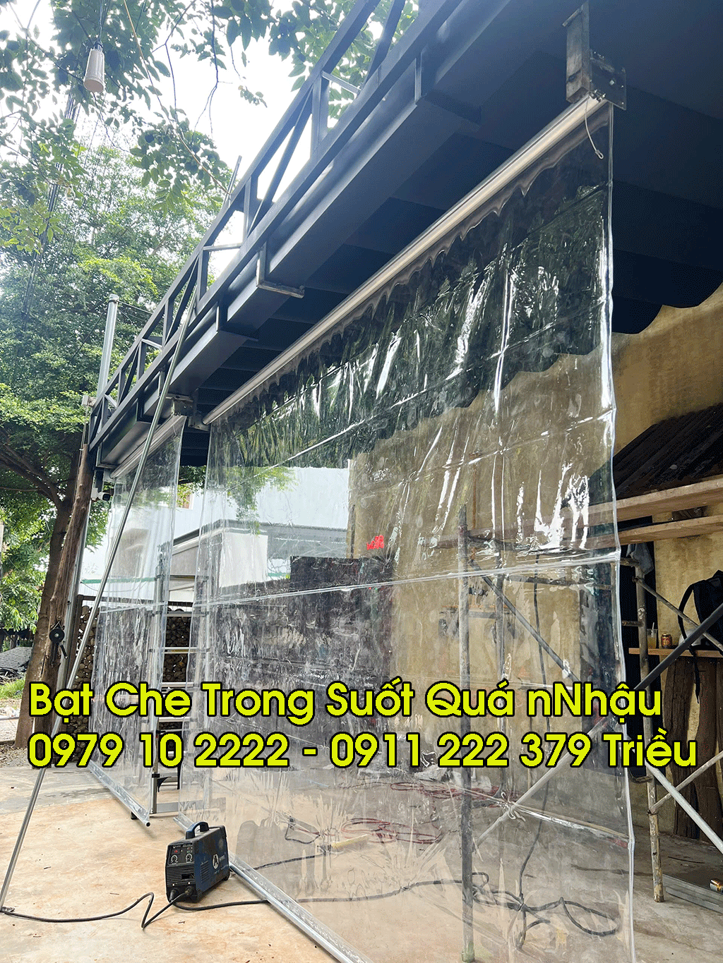 Cung Cấp Bạt Nilon Nhựa Trong Suốt Che Trước Quán Nhậu tại Phú Quốc,