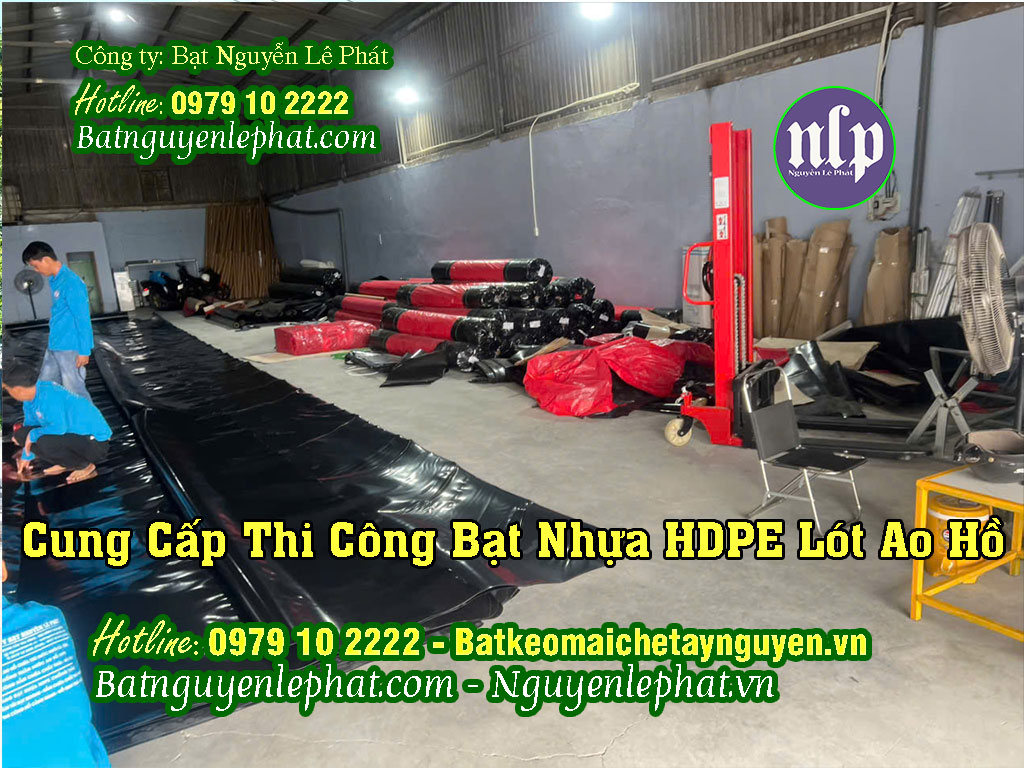 Bạt lót hồ chứa nước đủ chuẩn DEm Bạt lót hồ chứa nước đủ chuẩn DEm