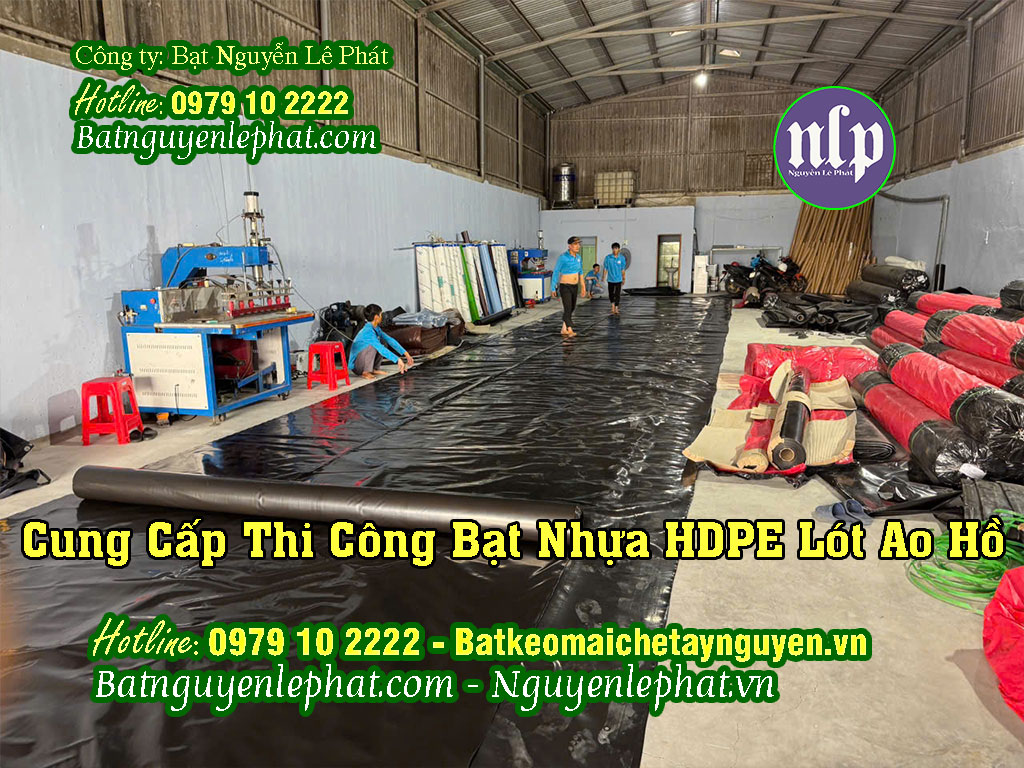 Cung cấp bạt lót ao hồ chứa trữ nước HDPE Cung cấp bạt lót ao hồ chứa trữ nước HDPE
