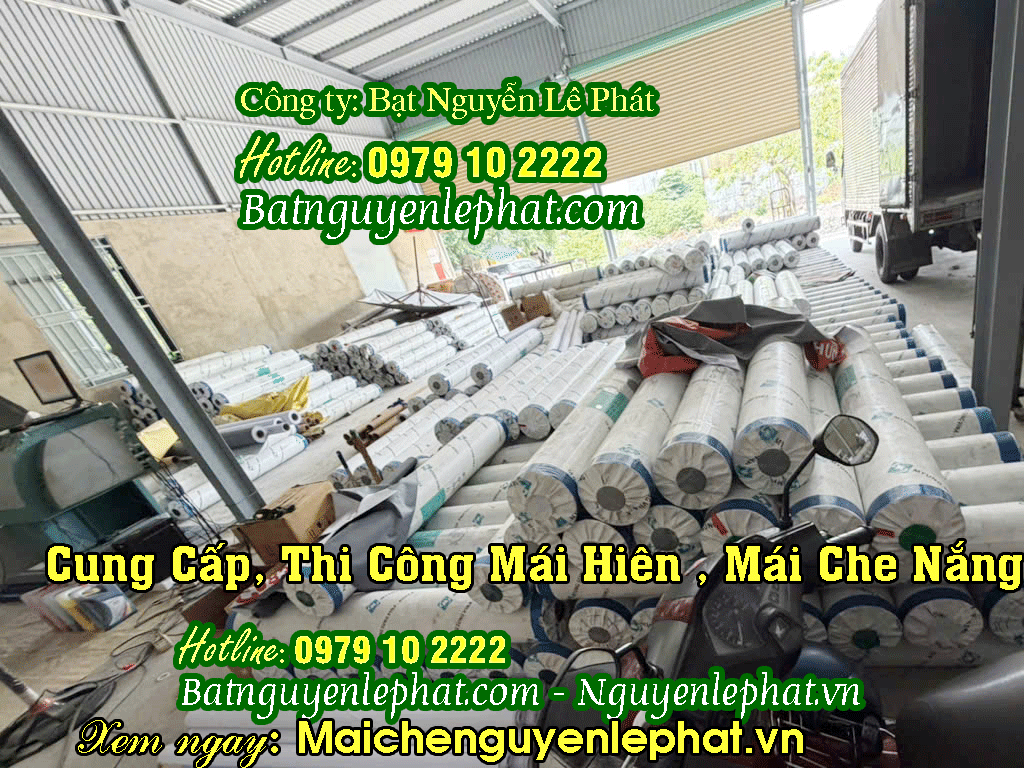 Thay Bạt Mái Hiên Di Động Quay Tay, Kéo Dây Cuốn Tại Quận 7