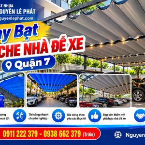 Thay bạt mái che nhà để xe