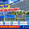 Thay bạt mái che sân pickleball
