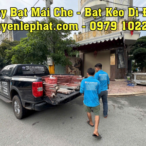 Thay Bạt Kéo Mái Hiên Che Mưa Di Động, Bạt Xếp Lùa Lượn Sóng Tại Quận 9