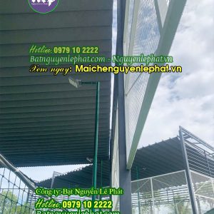 Thay Bạt Kéo Mái Hiên Che Mưa Di Động, Bạt Xếp Lùa Lượn Sóng Tại Dĩ An