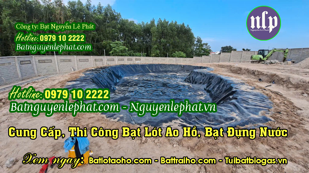 Th công lót bạt hồ HDPE tại Bình Thuận Th công lót bạt hồ HDPE tại Bình Thuận