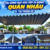 Thi Công Bạt Kéo Xếp Quán Nhậu Tại Thuận An