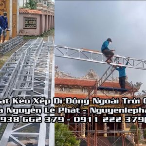 Thi công bạt kéo quán nhậu
